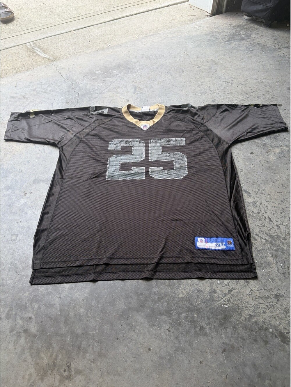 VTG Reebok New Orleans Saints Reggie Bush Reebok NFL Jersey 2XL Black